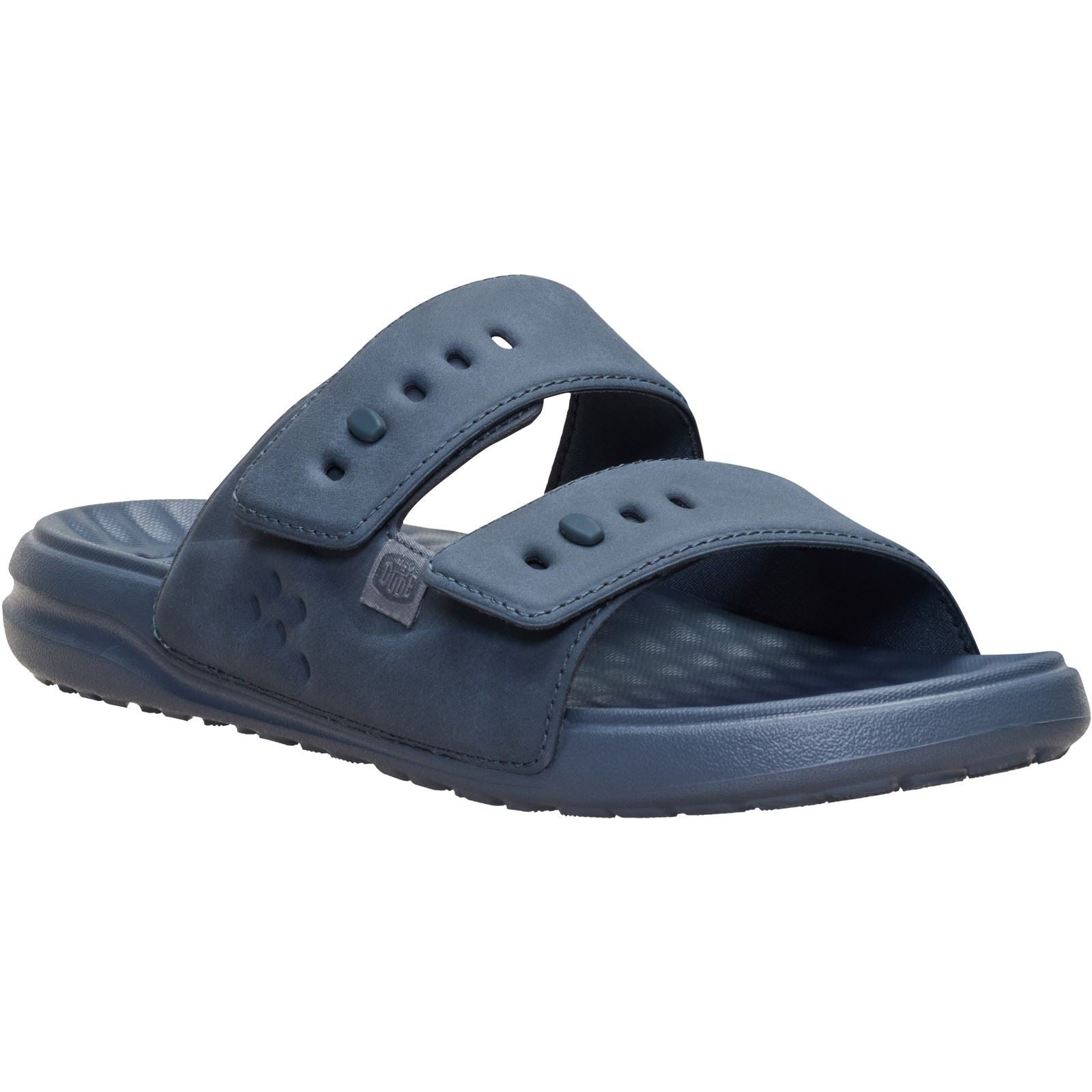 HEYDUDE Wave 2 Strap Sandales Turbulence Grey Pour Hommes En Polyuréthane