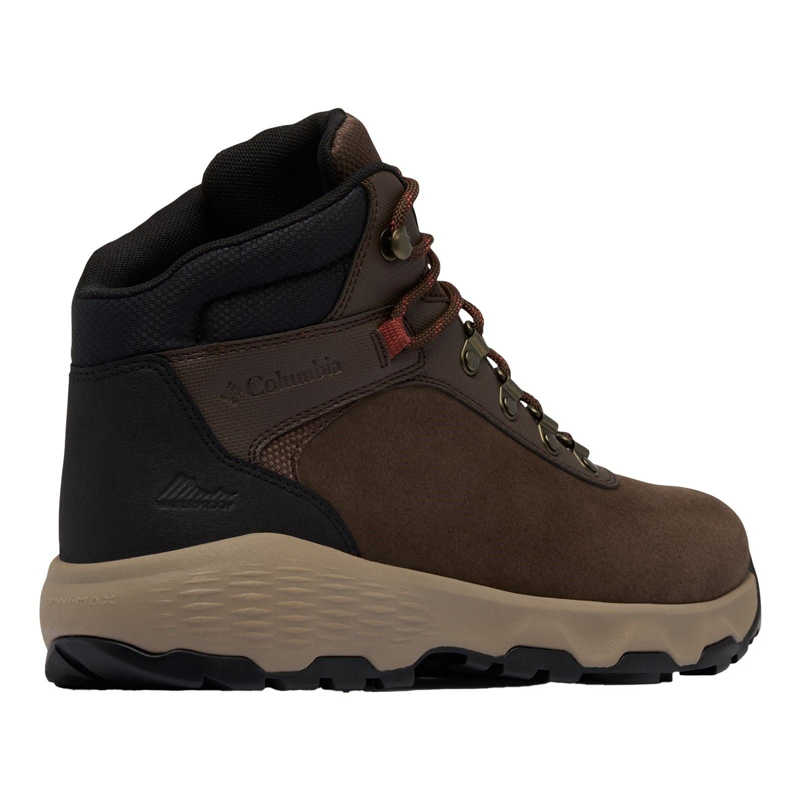 Columbia Newton Wander Bottes De Randonnée Suède En Cordovan/Épice Pour Homme