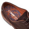 Base London Mawley Chaussures Oxford Brunes Brûlées En Cuir Pour Hommes