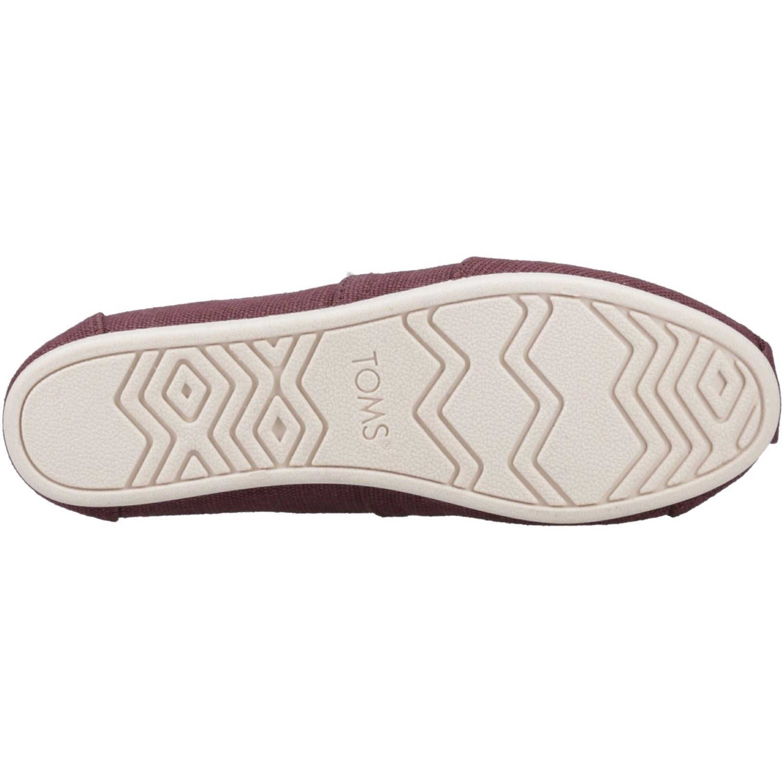 TOMS Alpargata Espadrilles Bordeaux En Jute Pour Femmes