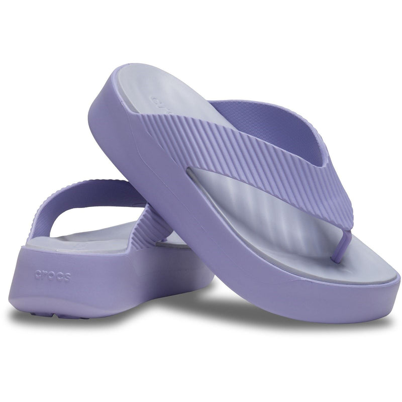 Crocs Getaway Platform Sandales Violettes Mystiques Pour Femmes En Thermoplastique
