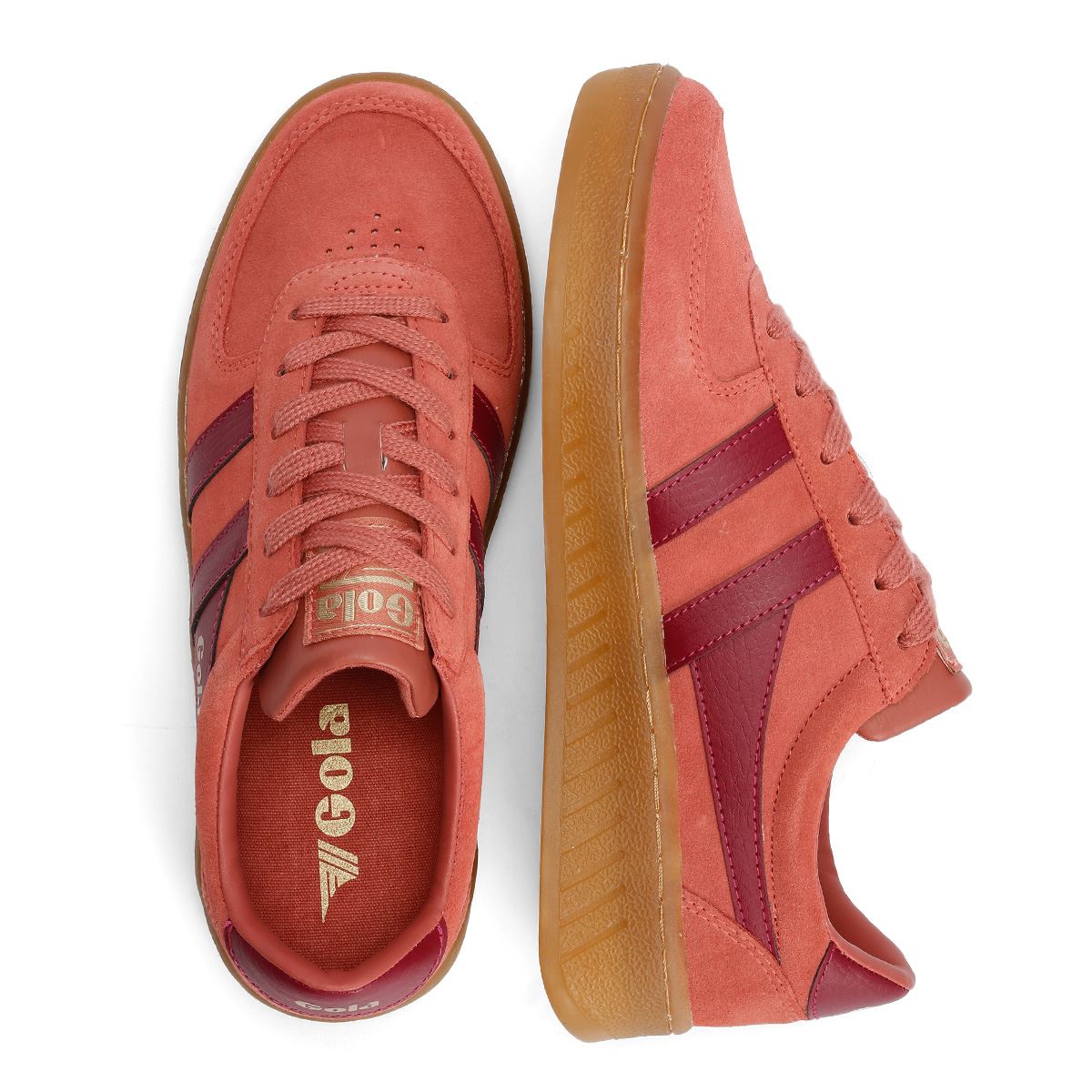 Gola Grandslam Baskets Roses Pour Femmes Suede