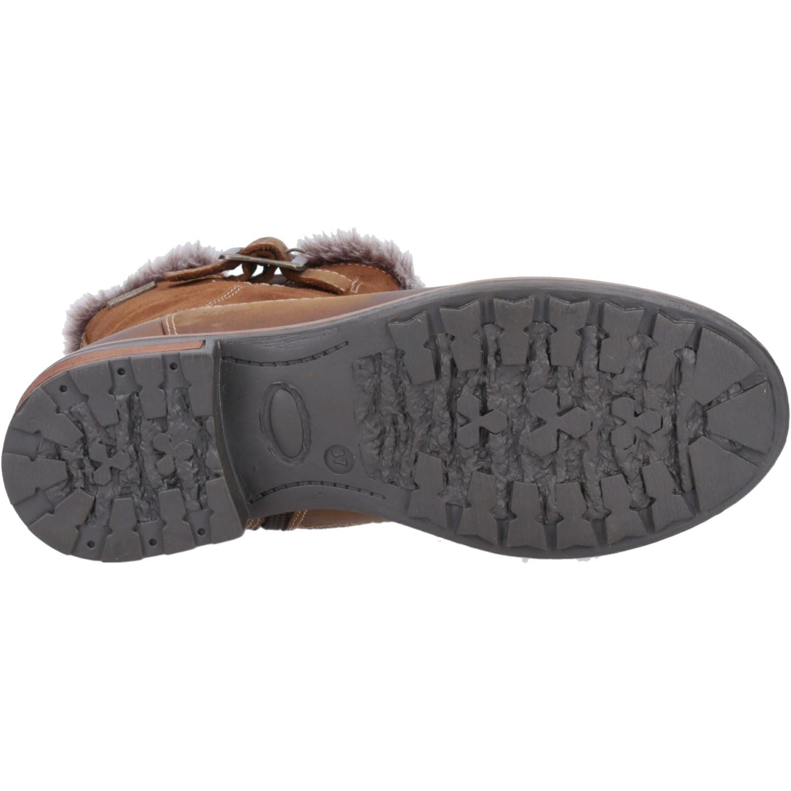 Cotswold Kemerton Bottes D'hiver Mi-mollet Pour Femme En Cuir Couleur Tan