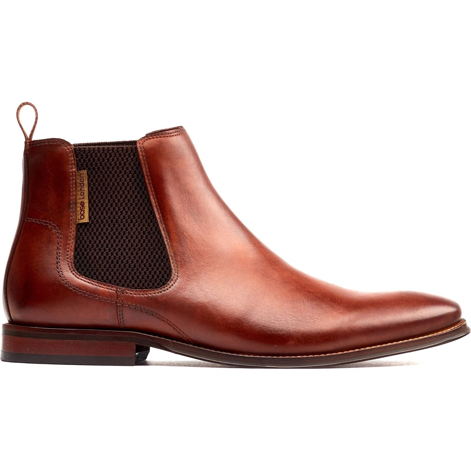 Base London Sikes Bottes En Cuir Pour Homme Couleur Tan