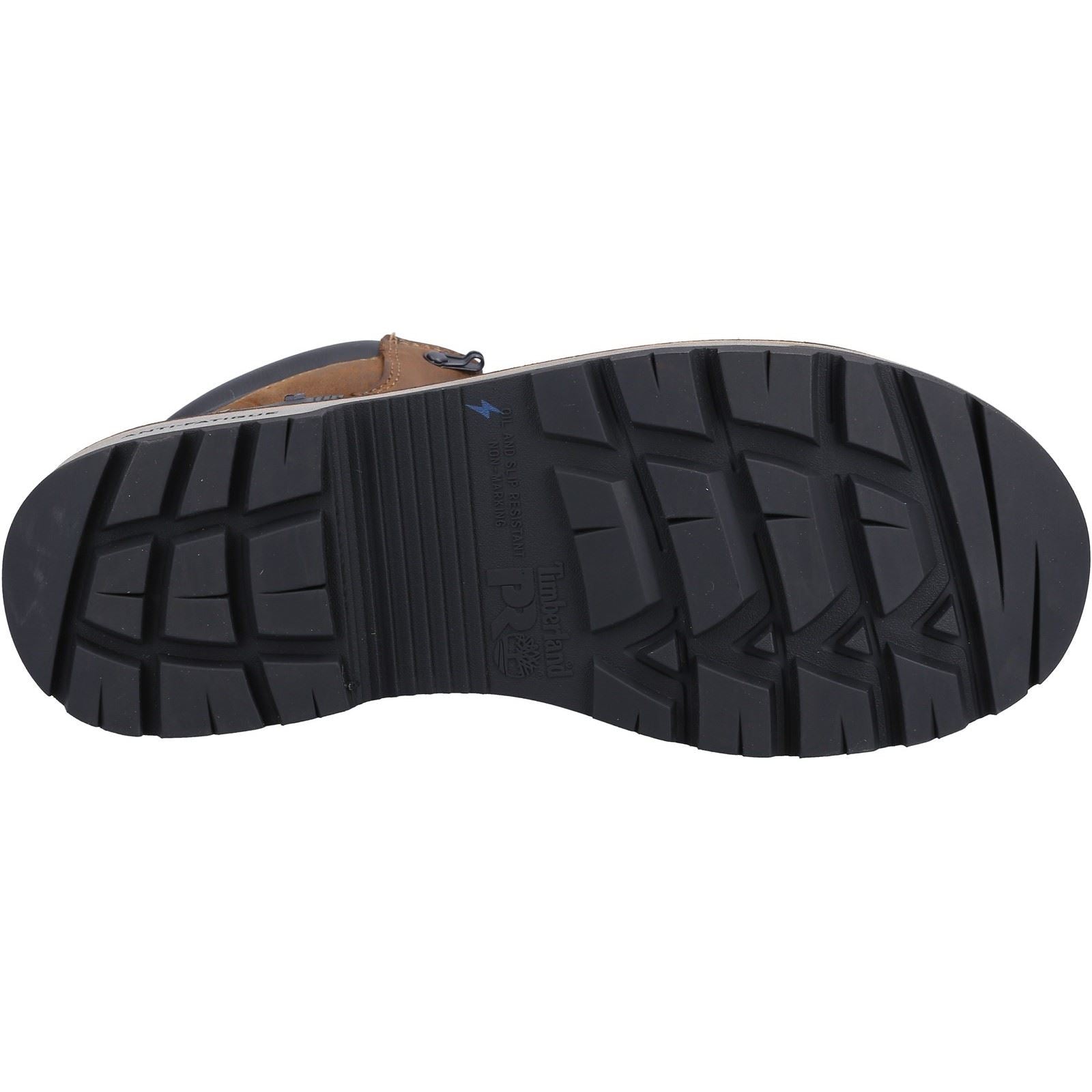 Timberland Pro  Bottes De Sécurité En Cuir Marron Ballast
