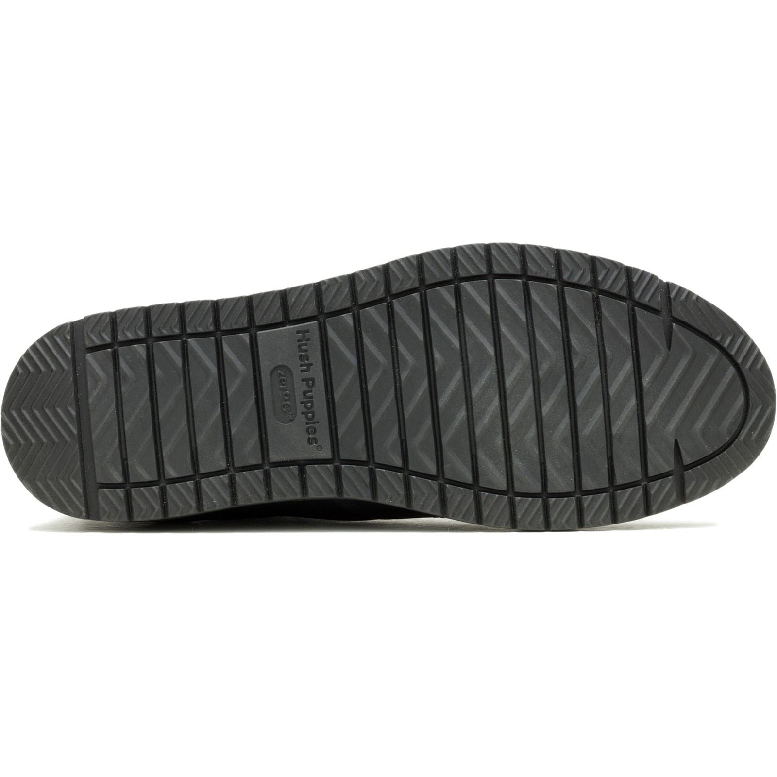 Hush Puppies Jenson Bottes En Cuir Noires Pour Hommes