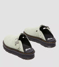 Dr. Martens Zebzag EH Sabots Verts En Suède