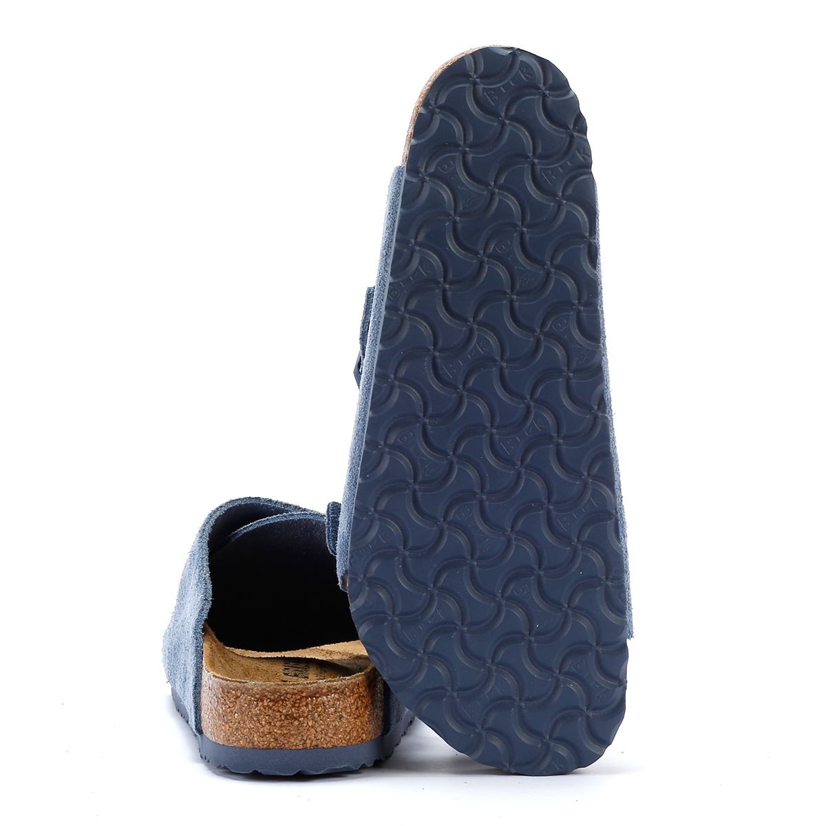 Birkenstock Zurich Sandales En Daim Bleu Élémentaire