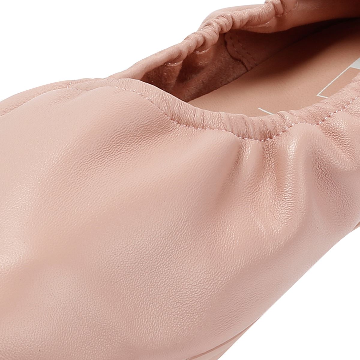 FitFlop X Pantone Delicato Ballerina Chaussures En Cuir Roses Pour Femmes