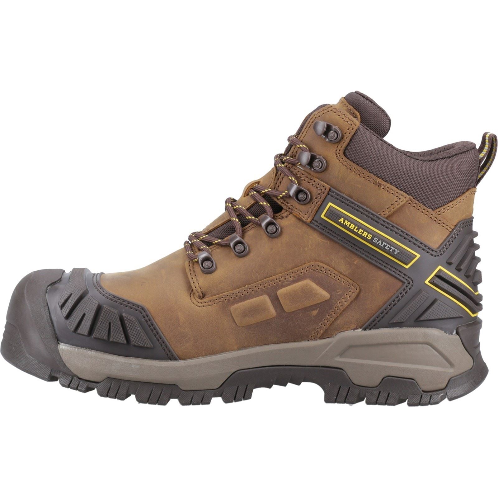 Amblers Safety Bottes De Sécurité En Cuir Marron Quarry