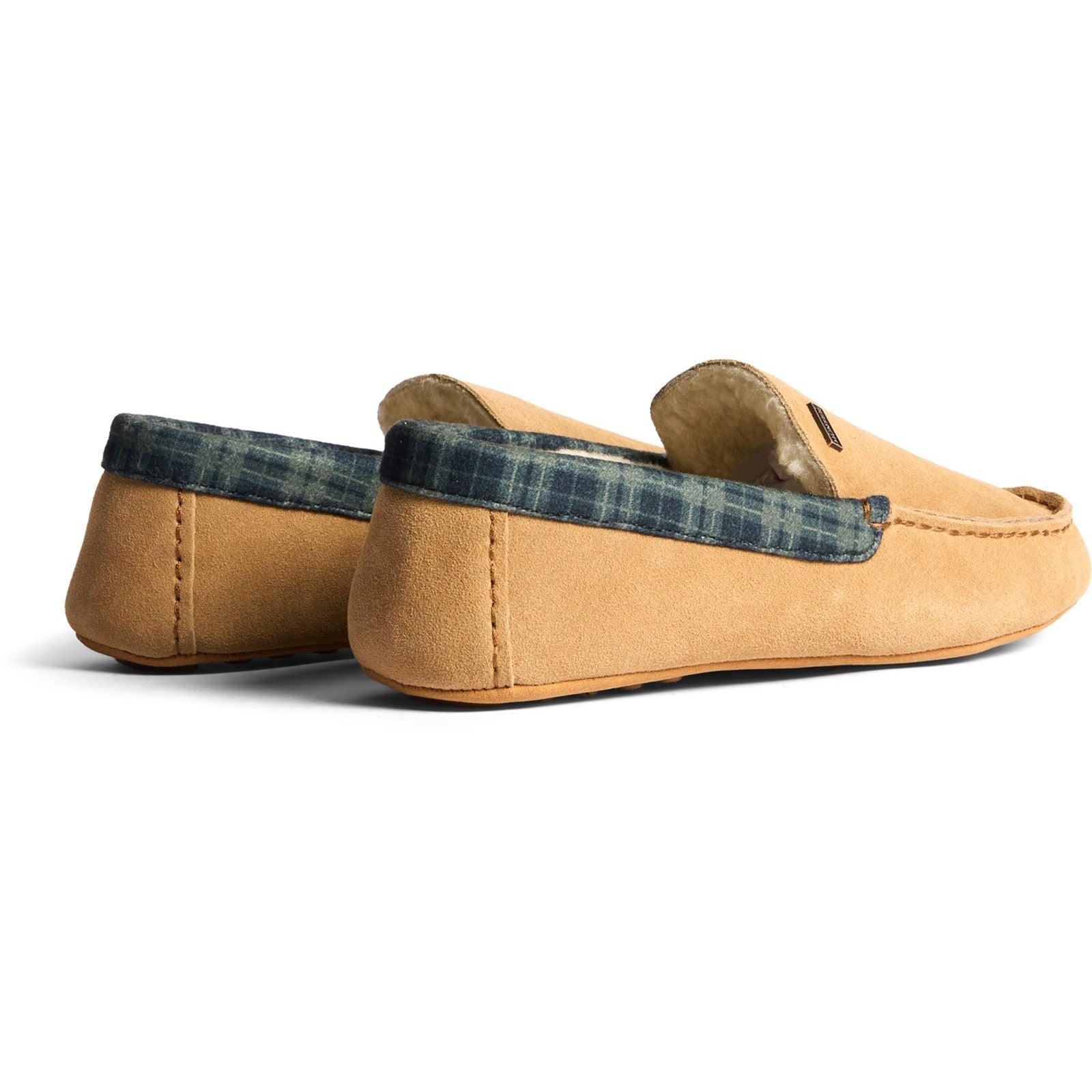 Hunter Moccassin Chaussons Biscuit En Suède Pour Hommes