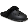 Crocs Classic Fuzz Scuff Sabots Noirs Pour Hommes En Thermoplastique