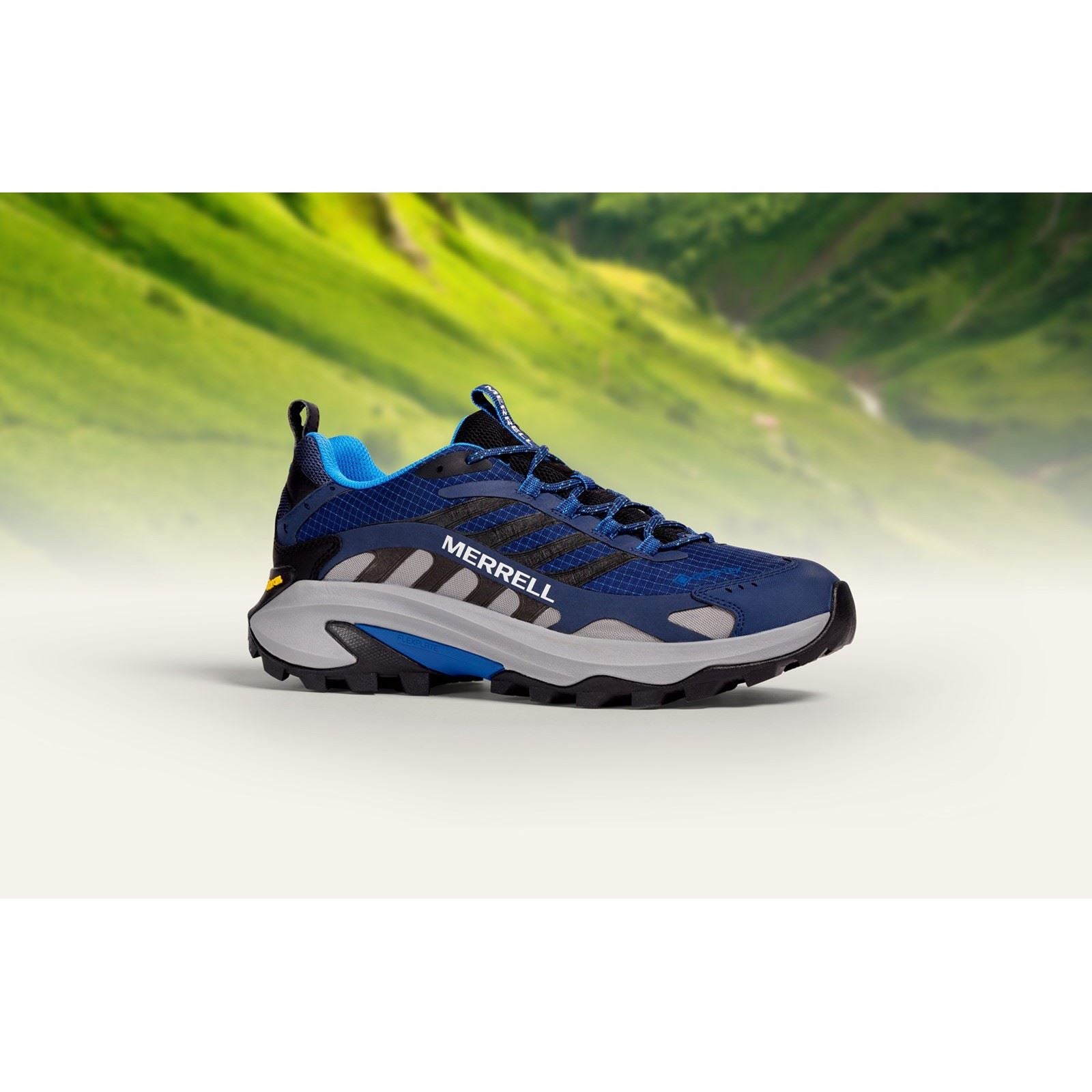 Merrell Moab Speed 2 GTX Chaussures De Randonnée Nocturne En Nylon Pour Hommes Couleur Marine