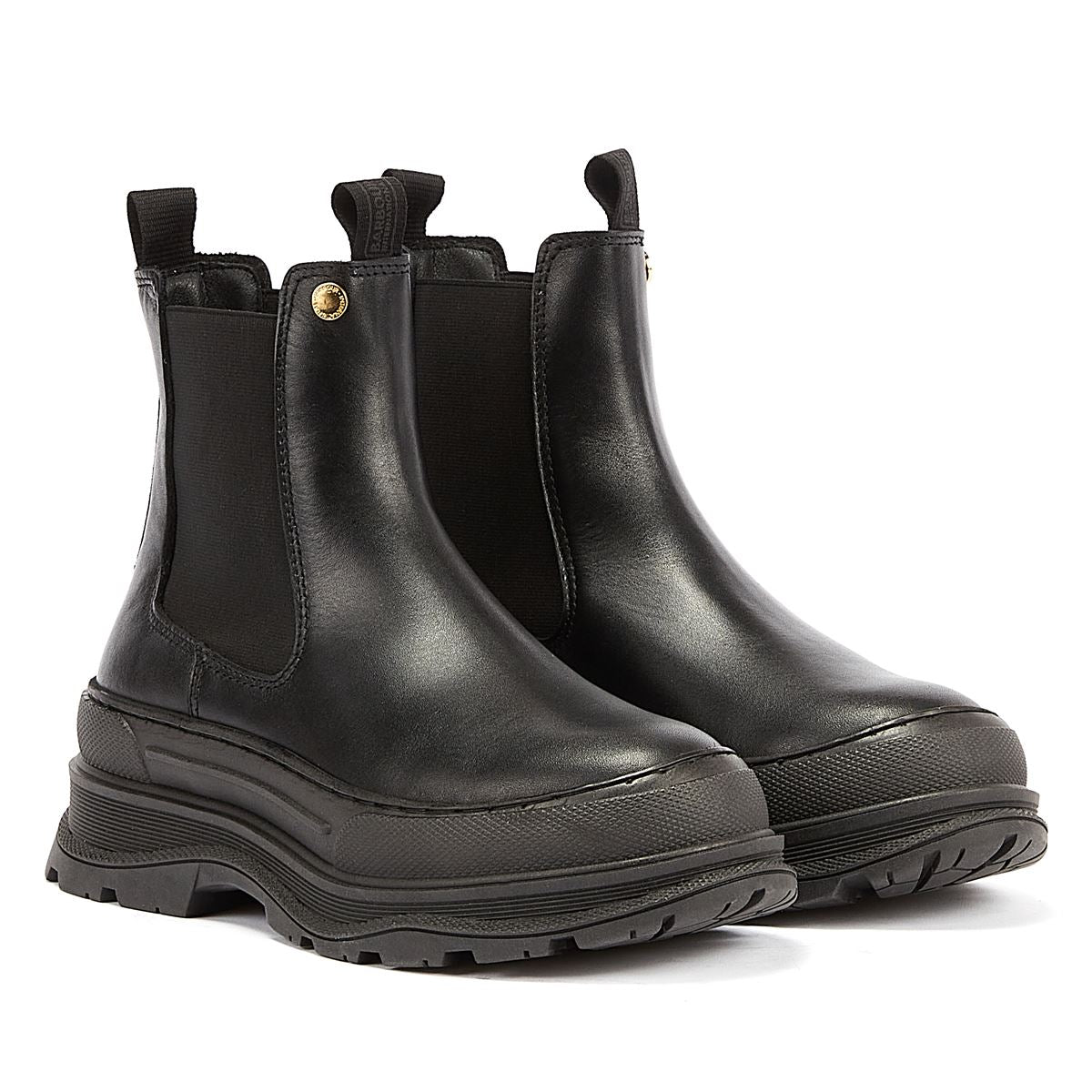 Barbour Bottes Noires Pour Femmes Bi Strada