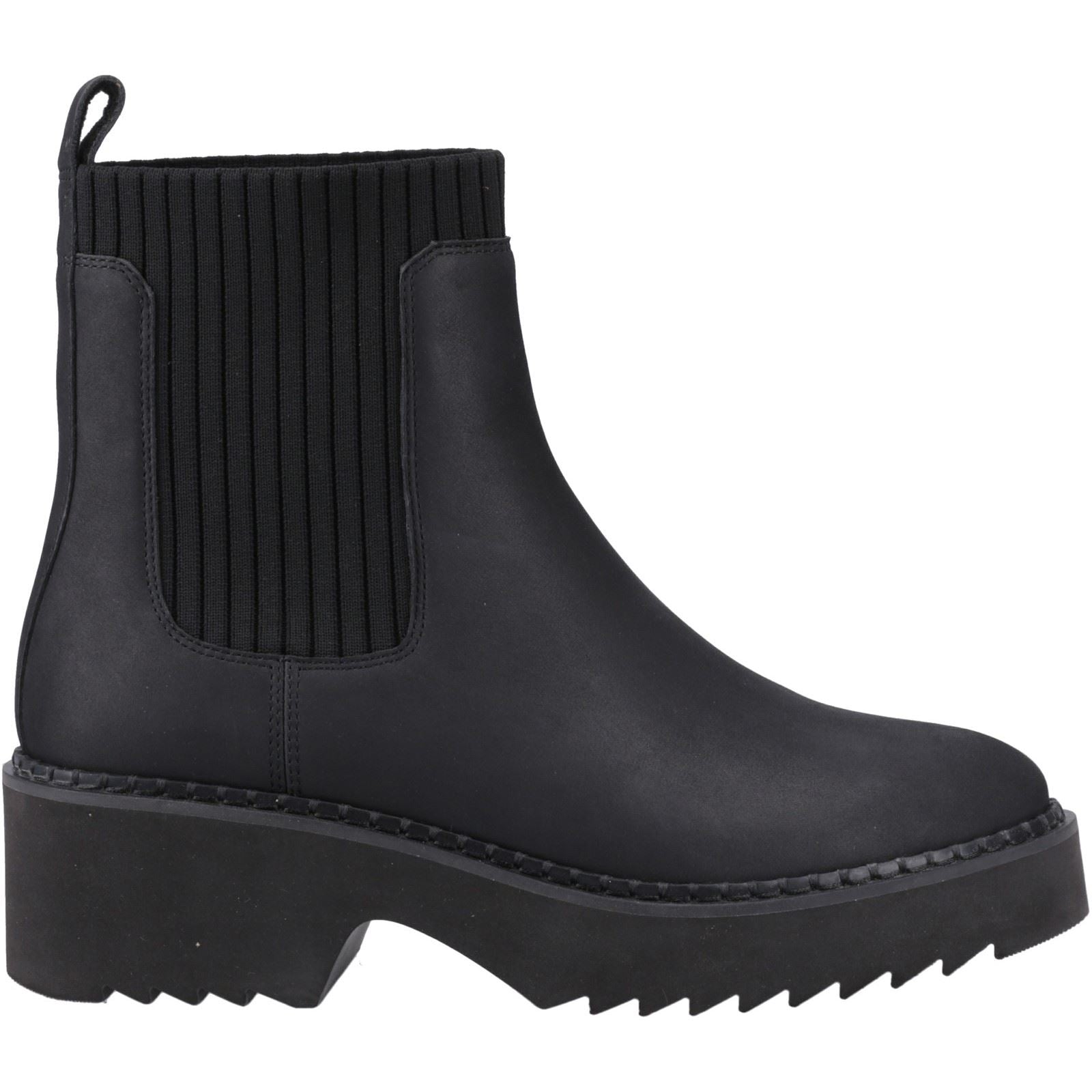 TOMS Millie Bottines À Talons Noires En Cuir Pour Femmes