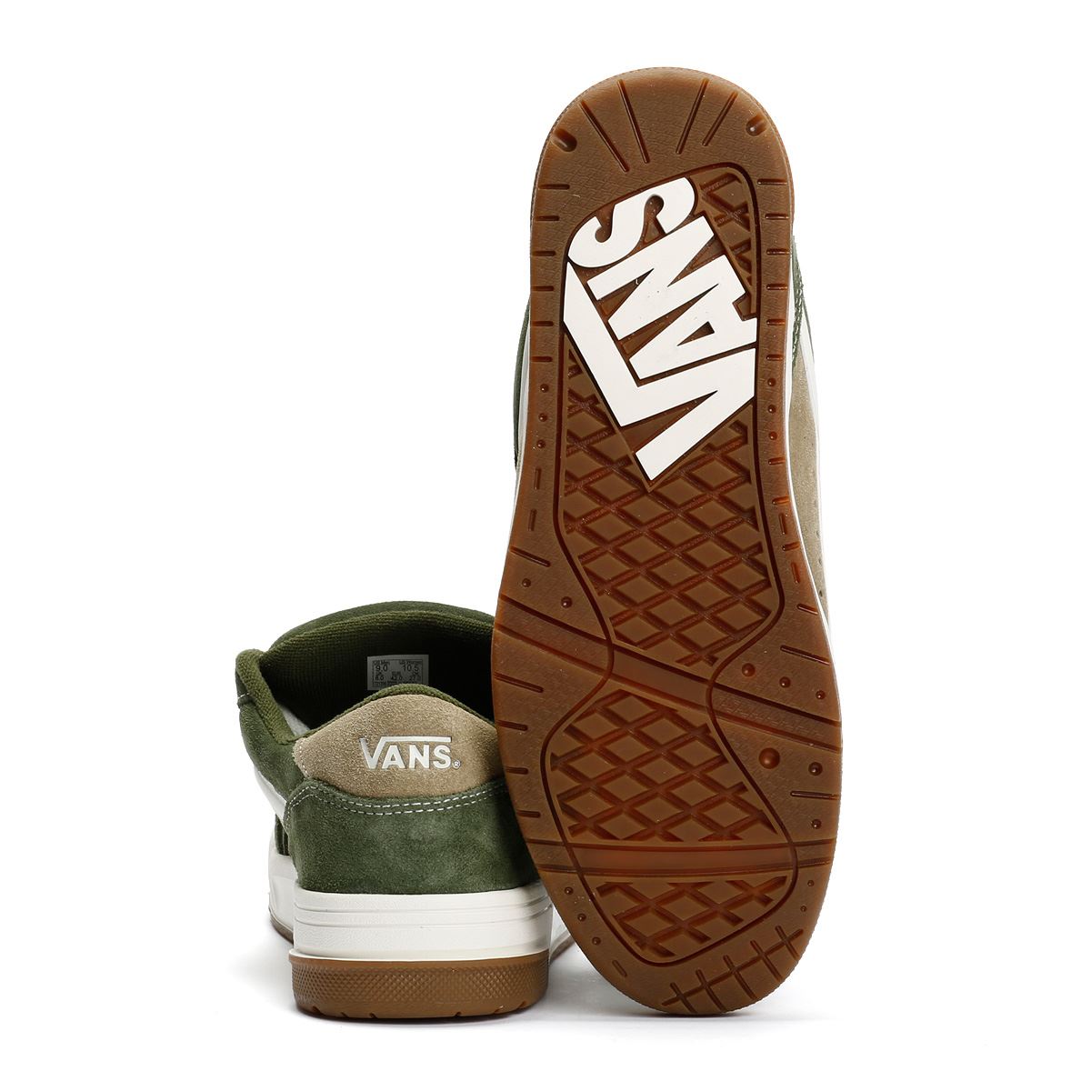 Vans Hylane Baskets Vertes Pour Hommes