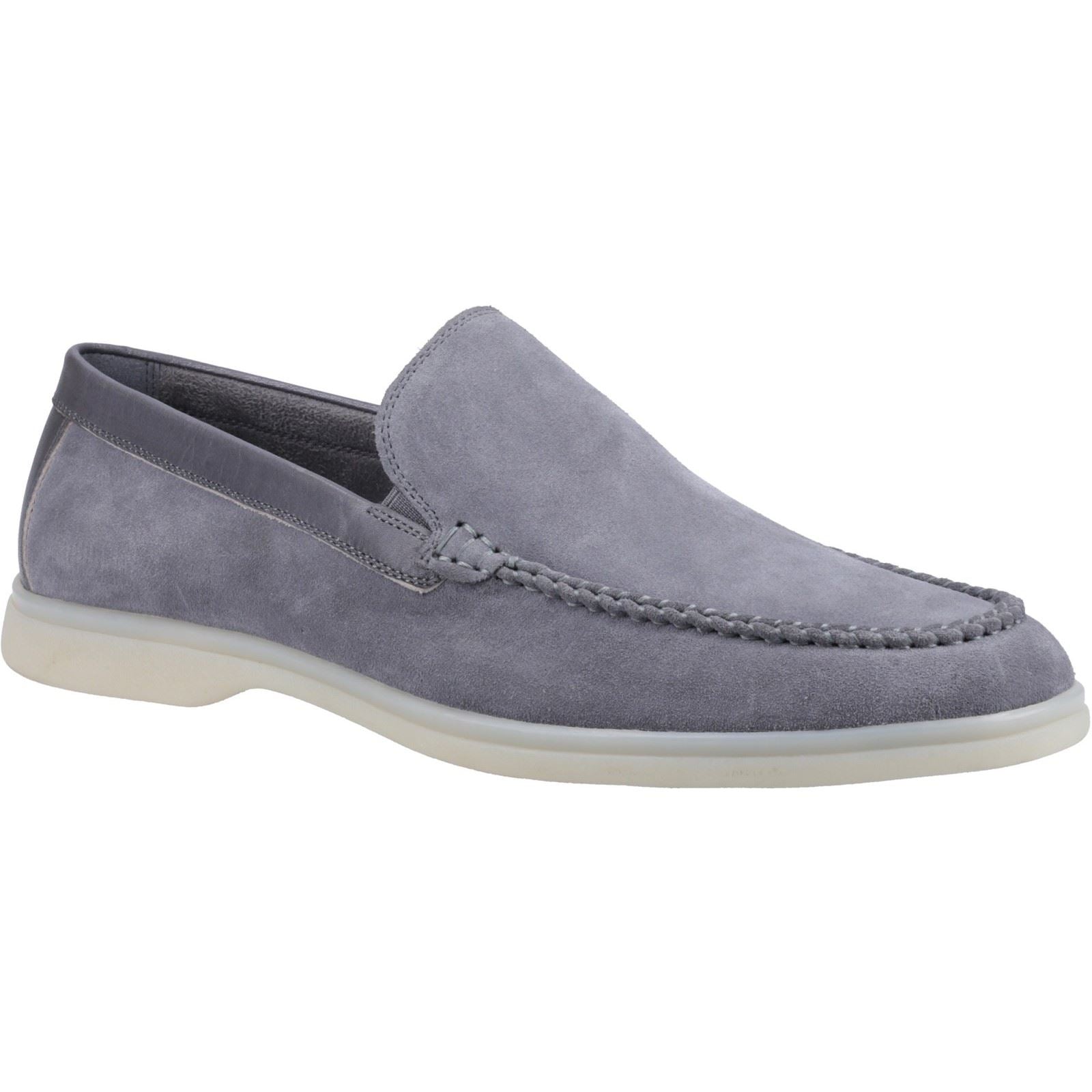 Hush Puppies Leon Chaussures Basses Grises Pour Homme En Daim