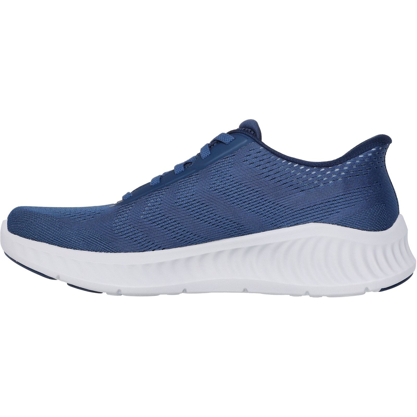 Skechers GO WALK NOW Payton Chaussures De Sport Pour Hommes En Toile Bleu Marine