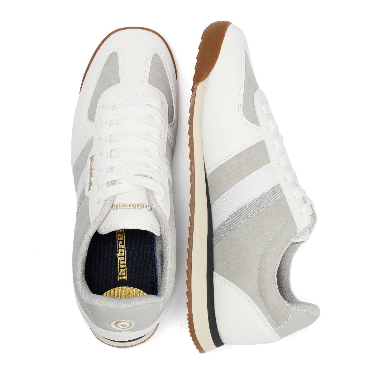 Lambretta Diego Baskets Blanches Pour Hommes