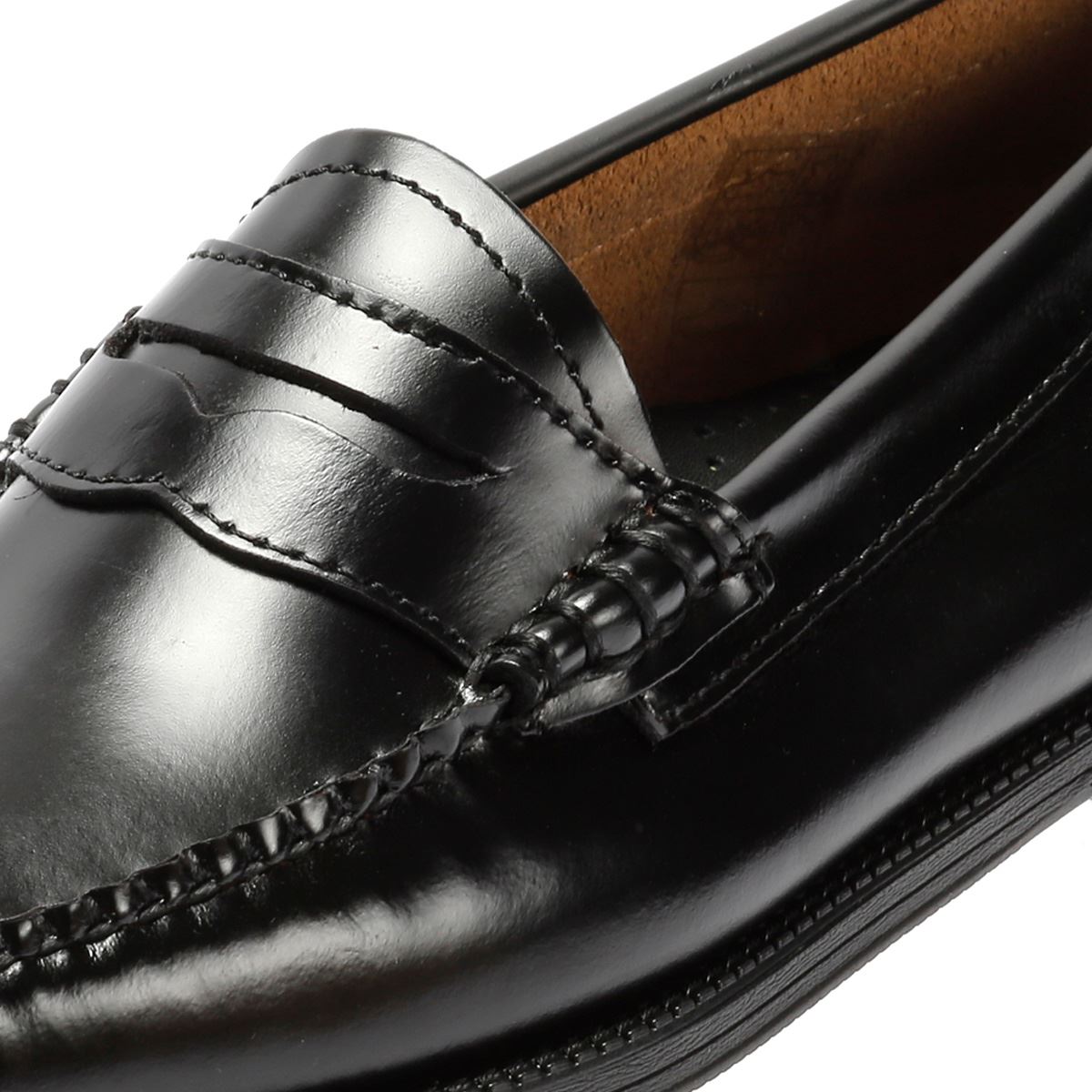 G. H. Bass Weejun II Mocassins En Cuir Pour Femmes Noirs