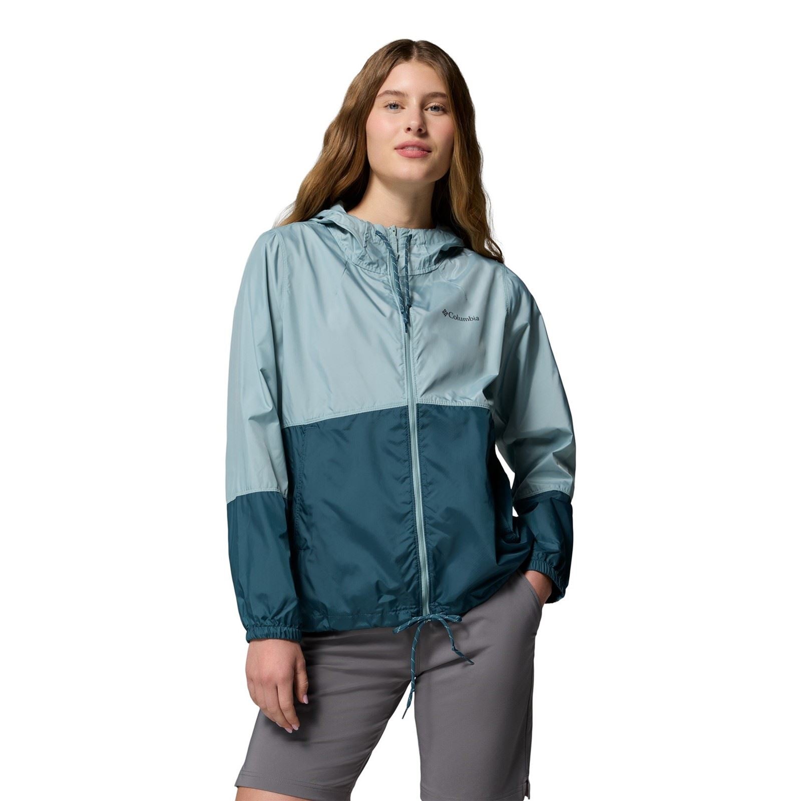 Columbia Flash Forward II Vestes Coupe-Vent Bleues Pour Femmes
