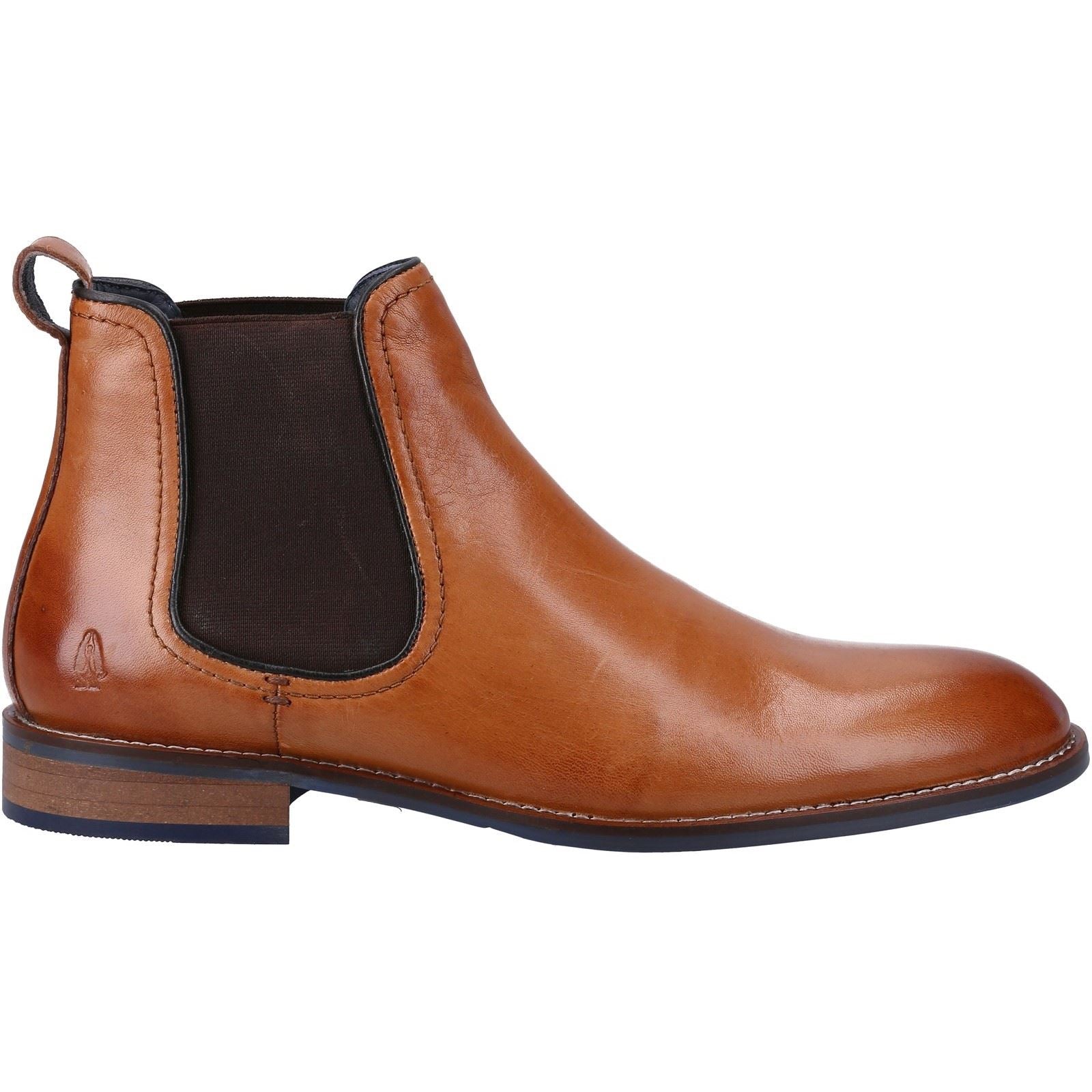 Hush Puppies Diego Chelsea Bottes En Cuir Pour Homme Couleur Tan