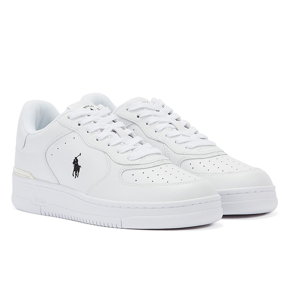Ralph Lauren Baskets Basses Pour Hommes Masters Crt-Sneakers Blanches