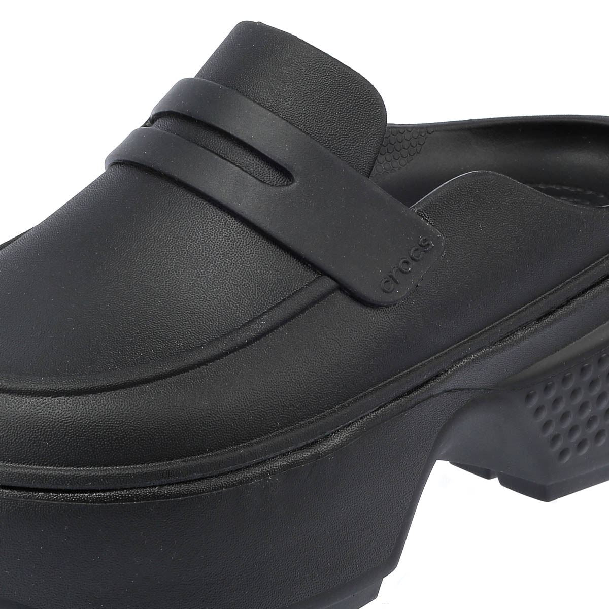 Crocs Stomp Mocassins Noirs Pour Femmes