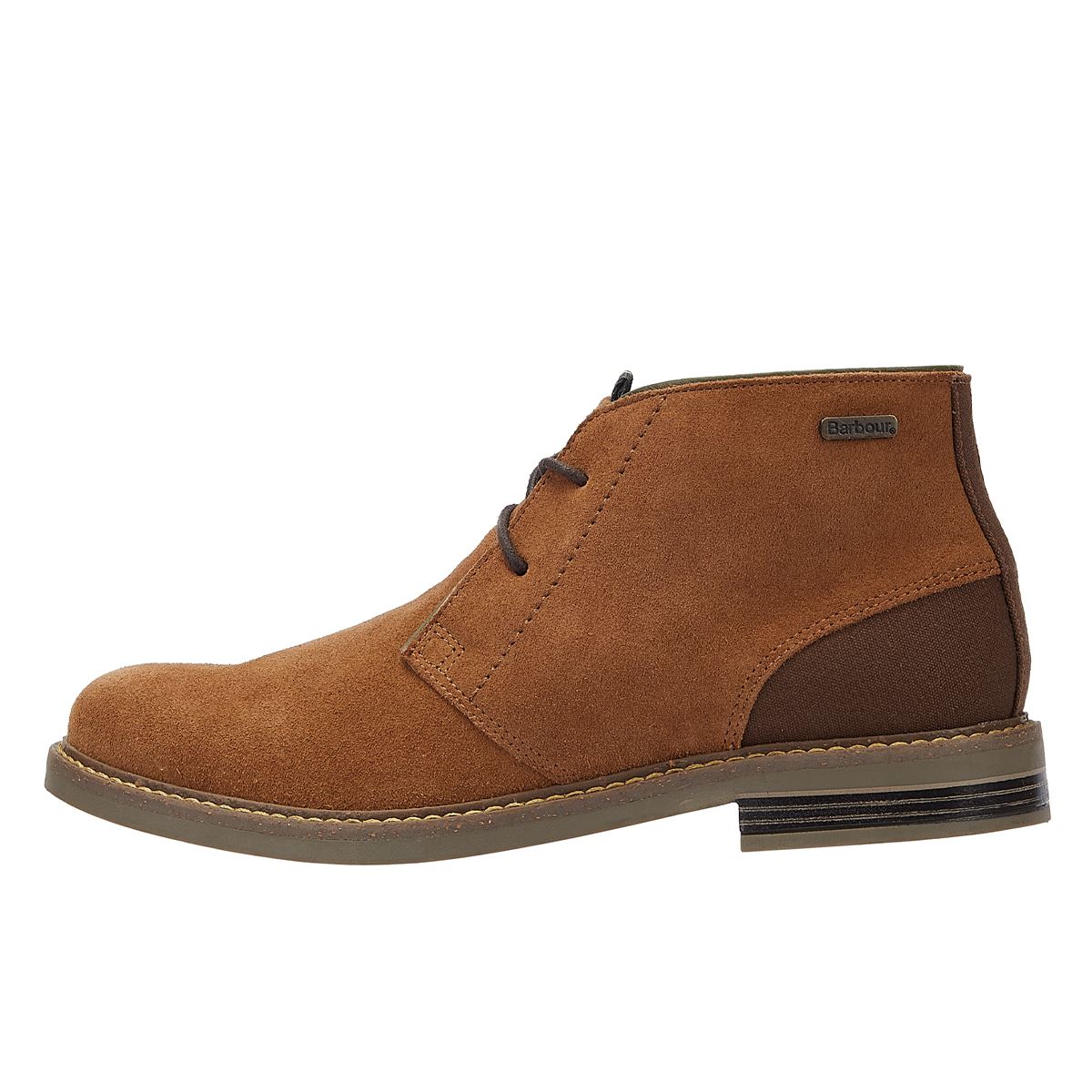 Barbour Bottes Beige En Daim Pour Homme À Lacets
