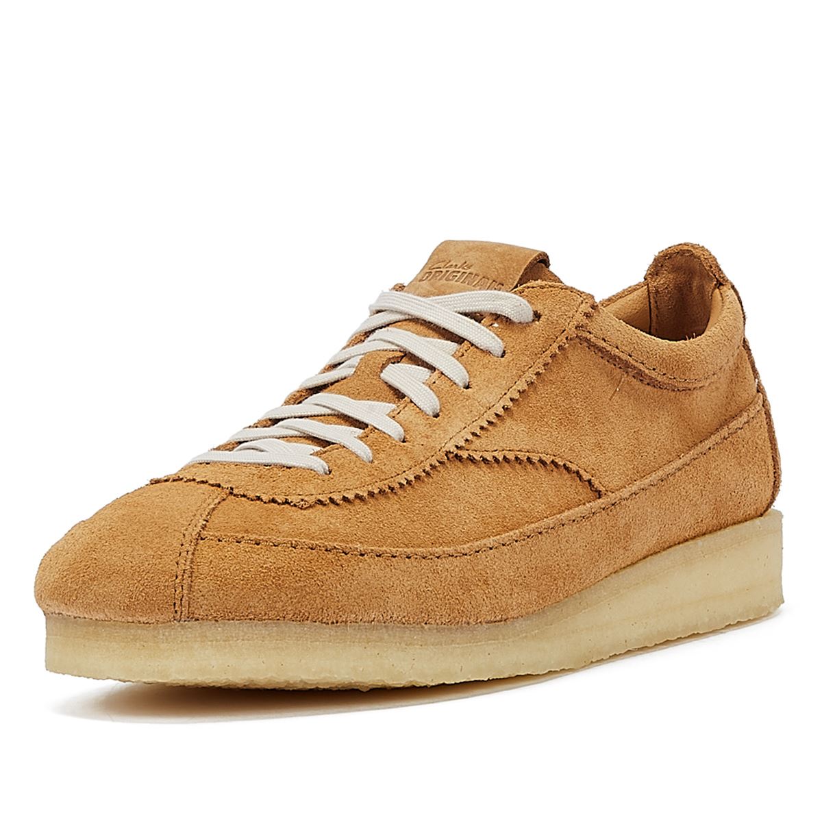 Clarks Originals Wallabee Tor Suede Chaussures À Lacets Marron Pour Hommes
