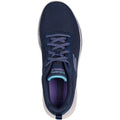 Skechers Go Walk 7 Kaylor Chaussures De Sport En Polyester Pour Femme, Bleu Marine/Violet