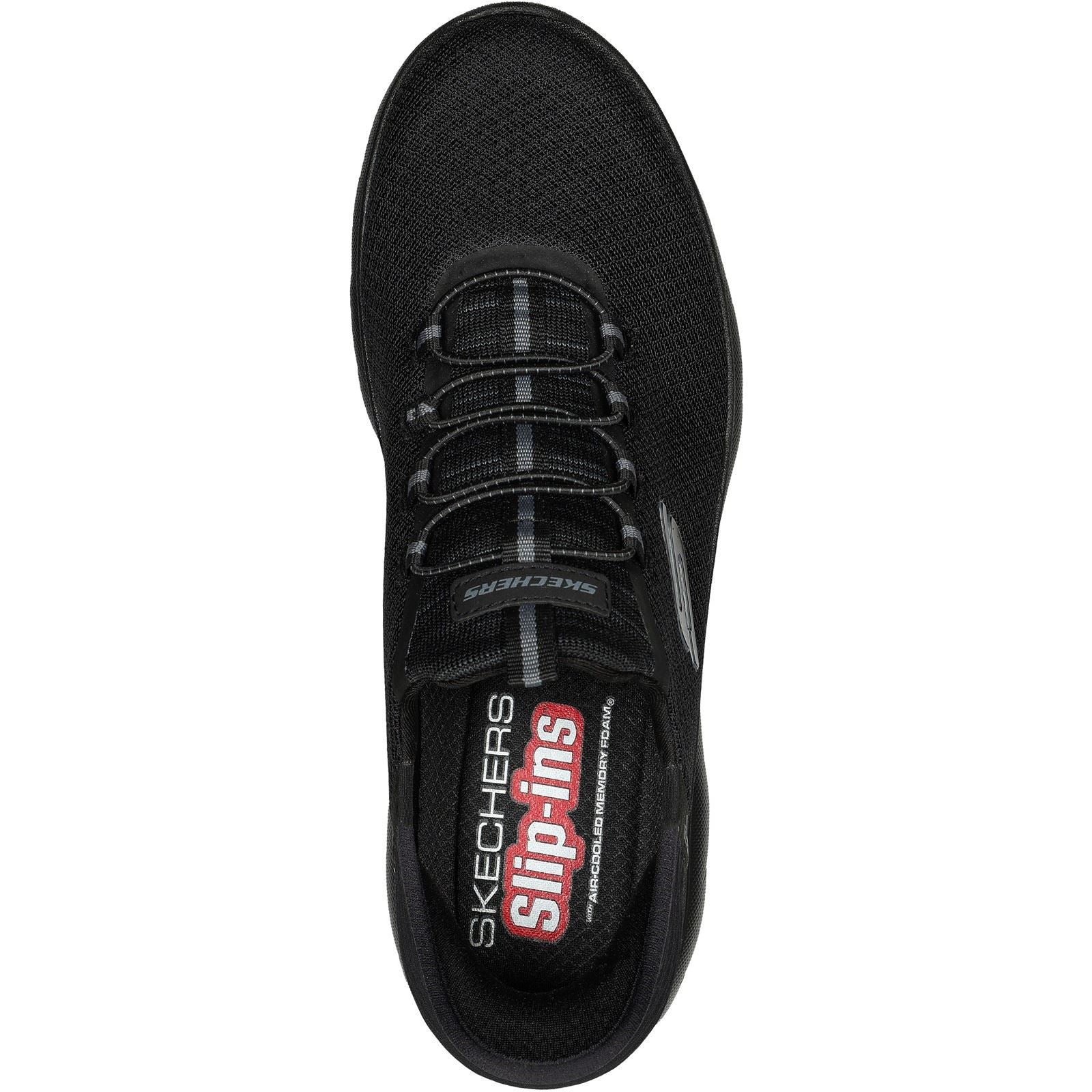 Skechers Summits High Range Baskets Noires Pour Hommes En Synthétique