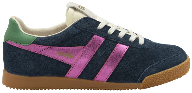 Gola Elan Glitz Baskets Bleues Pour Femmes Suède