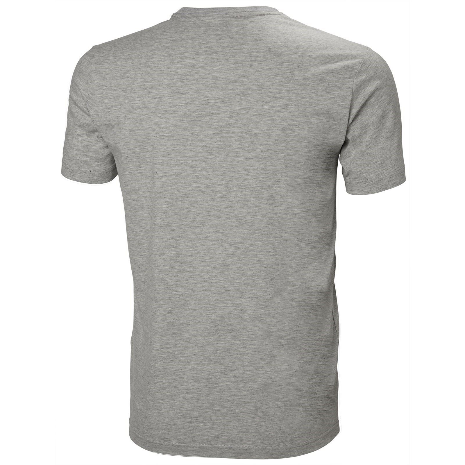 Helly Hansen Workwear Kensington T-Shirts À Manches Courtes Grises Pour Hommes En Coton