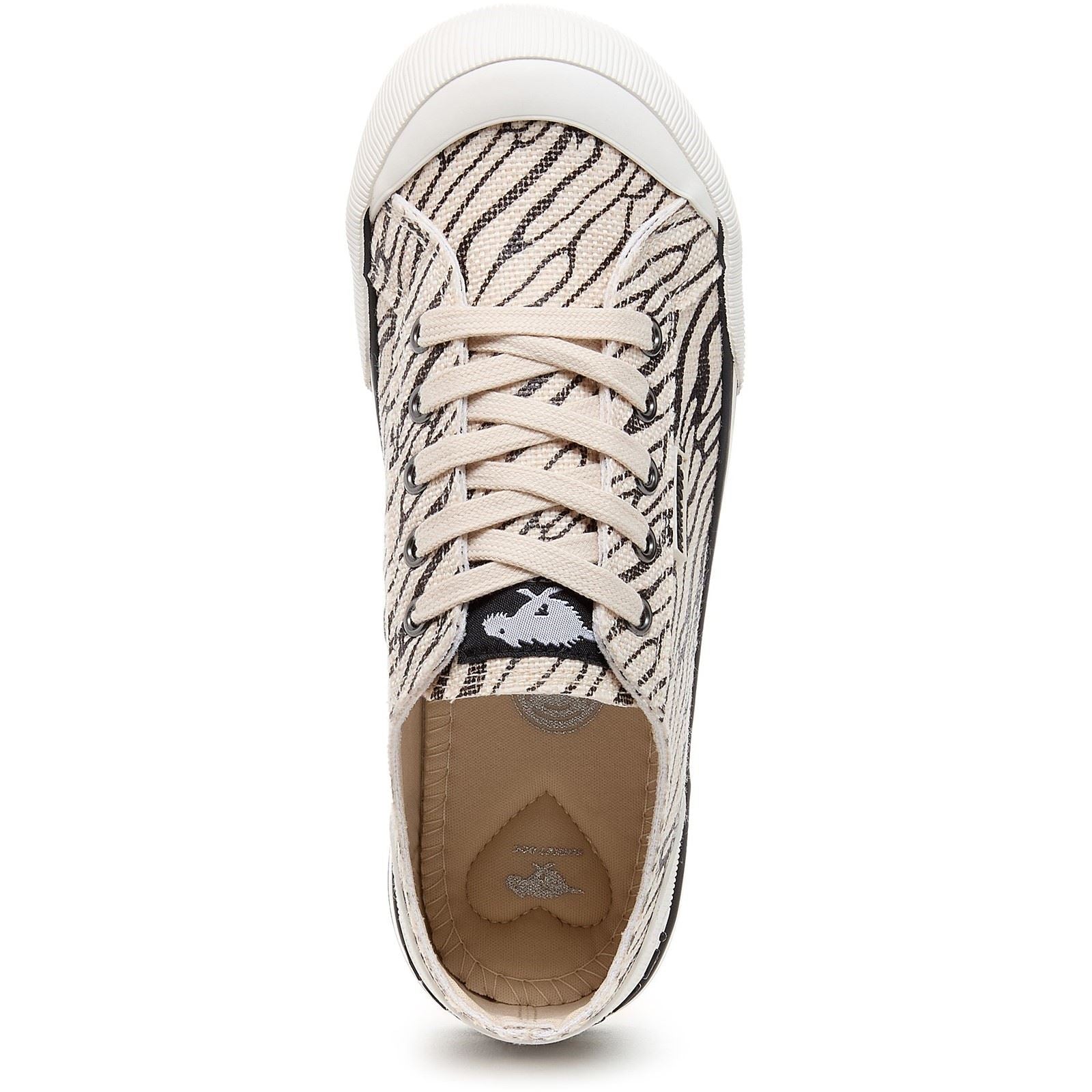 Rocket Dog Jazzin Wales Baskets De Sport En Coton Pour Femme, Noires