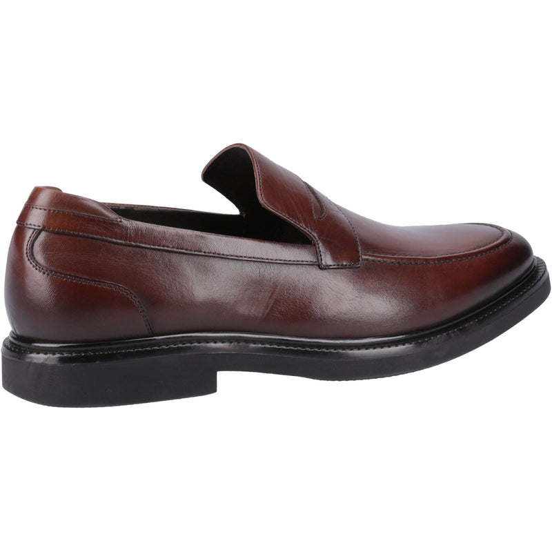 Hush Puppies Knox Chaussures Mocassins Pour Homme En Cuir Marron