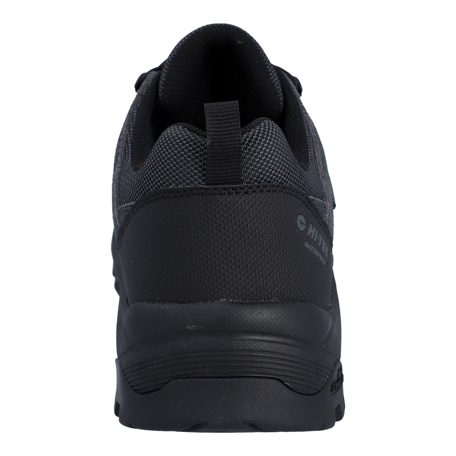 Hi-Tec Bandera Expedition Low Chaussures De Randonnée Pour Hommes En Cuir Gris Foncé/noir