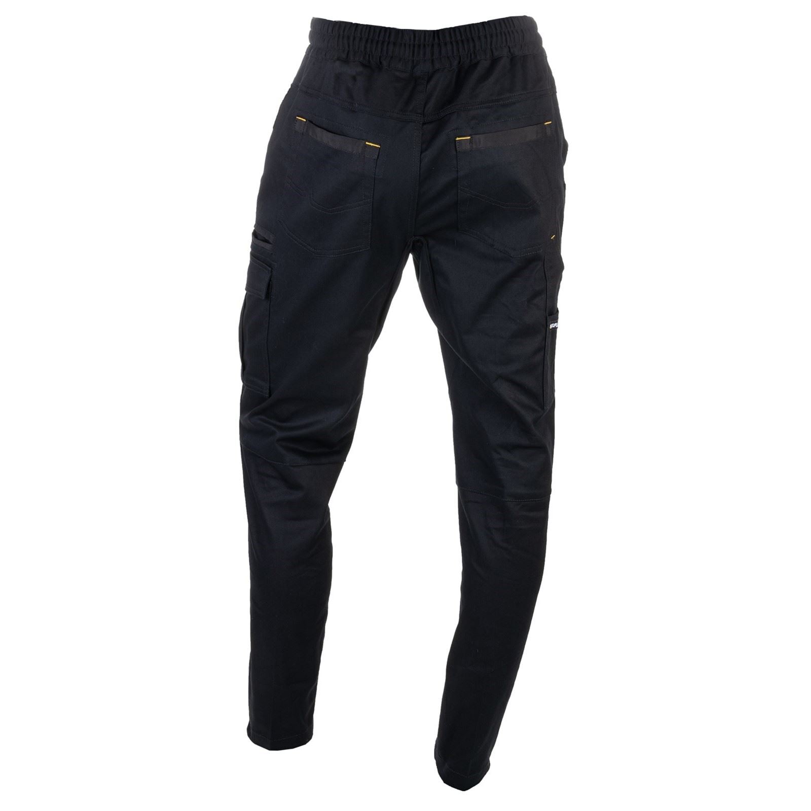 Caterpillar Dynamic Pantalons Noirs En Coton Pour Hommes - Extérieur