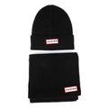 Hunter Jura Beanie Hat/Scarf Boxset Acrylique Noir.