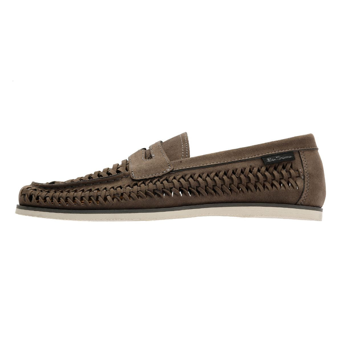 Ben Sherman Miami Mocassins Gris Pour Hommes
