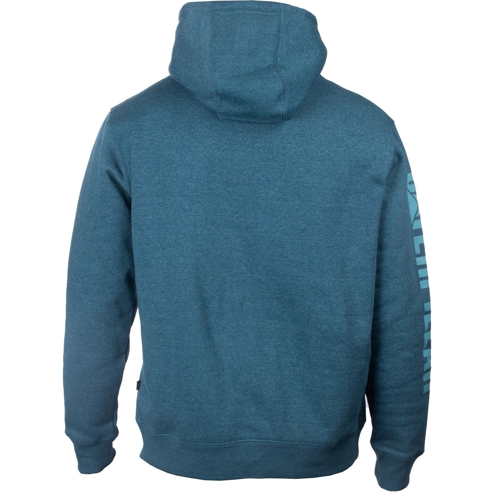 Caterpillar Trademark Banner Sweat À Capuche Bleu En Coton Pour Homme