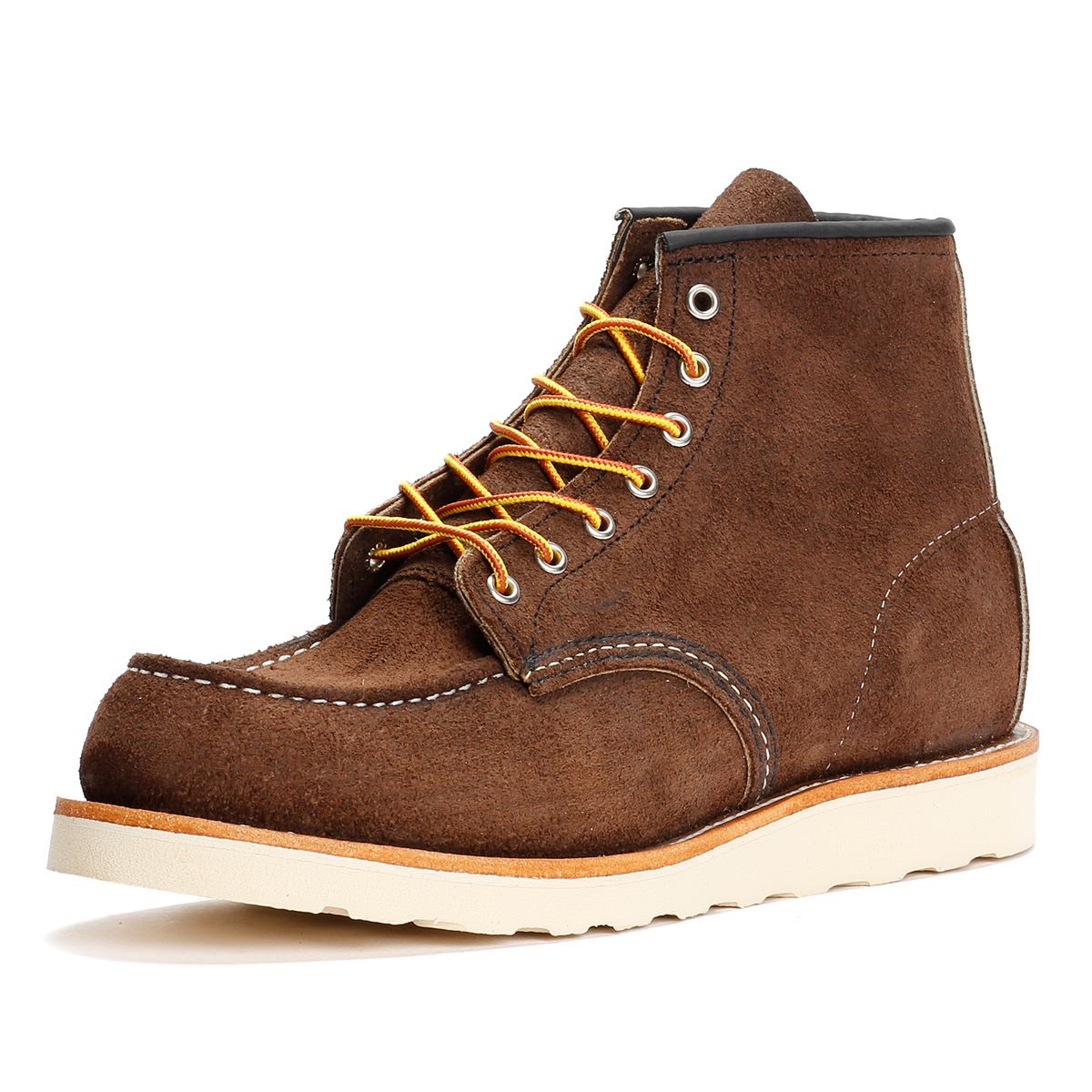 Red Wing 8836 6 Inch Moc Toe Bottes Brunes Pour Hommes En Suède