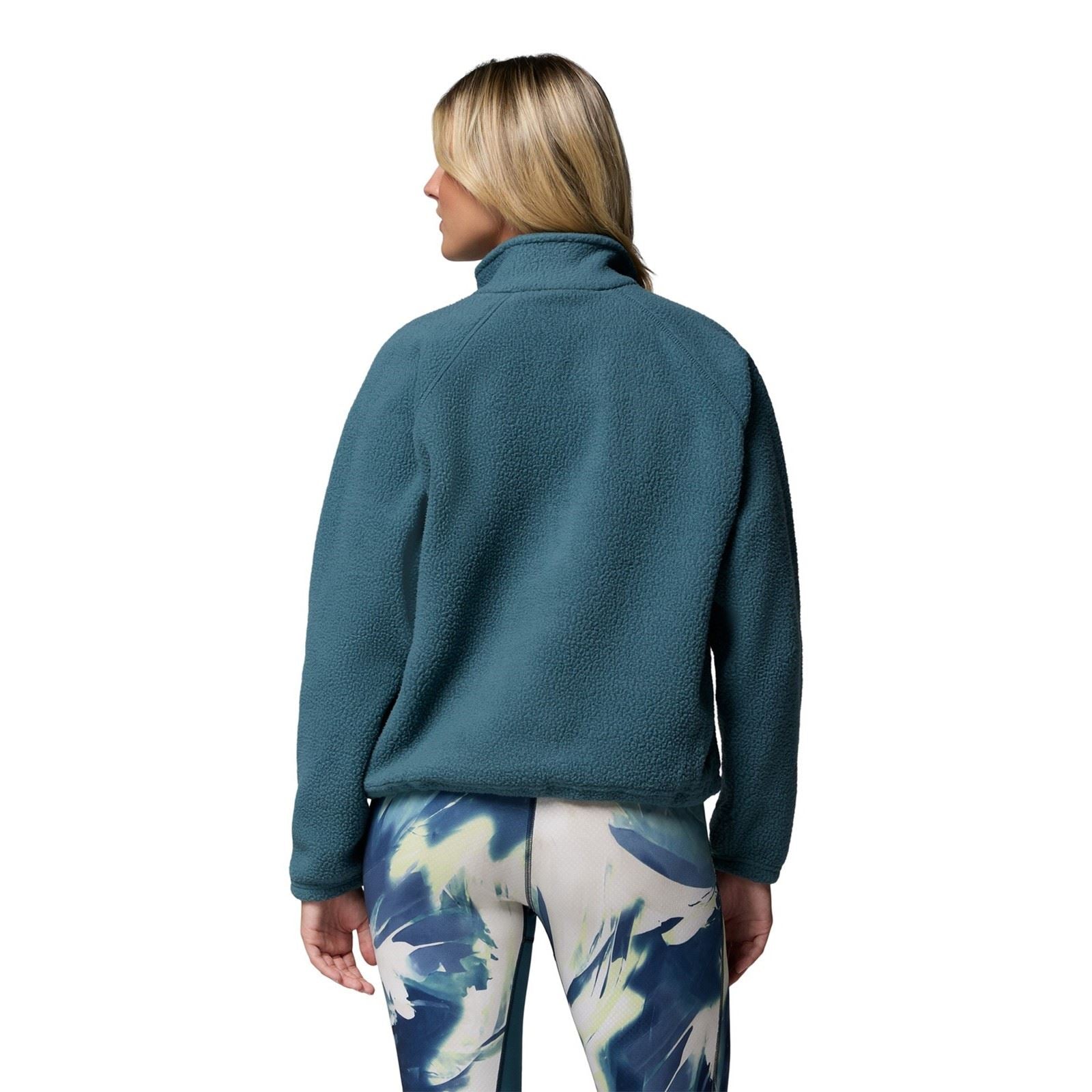 Columbia Jasper Ridge Pebbled Fleece Half Snap Pull-Over Bleu En Polyester Pour Femmes