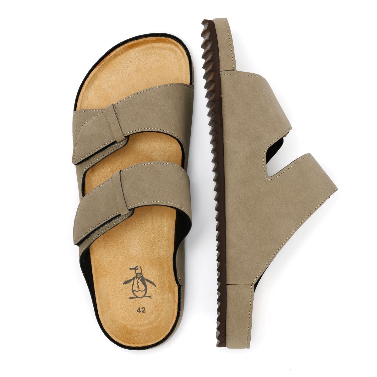 Penguin Panache Sandales Beiges Pour Hommes