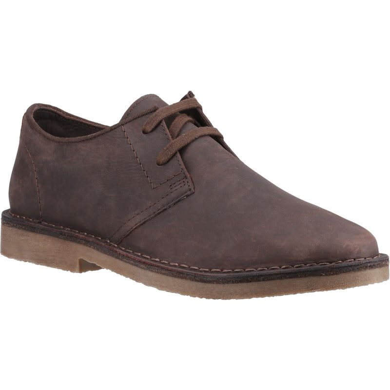 Hush Puppies Scout Chaussures À Lacets Marron En Cuir Pour Homme