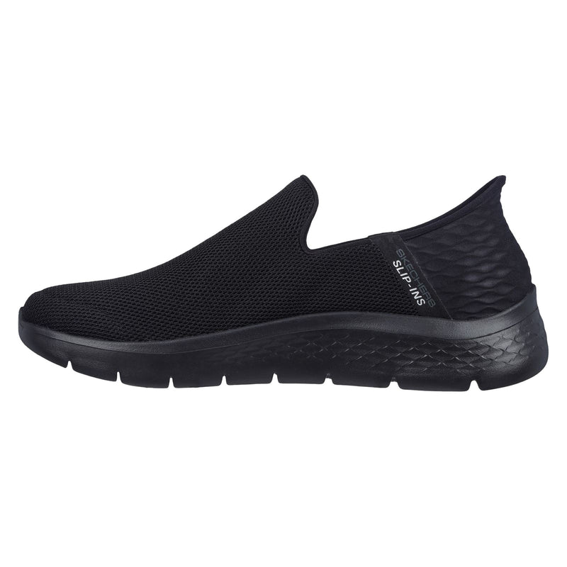Skechers Go Walk Flex No Hands Baskets Noires Pour Hommes En Polyester