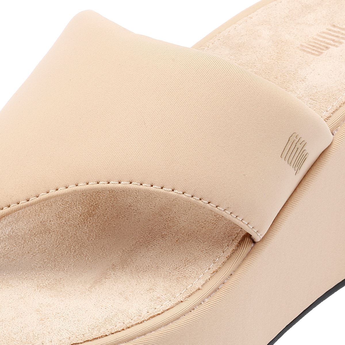 FitFlop Platfforms Wedge Sandales Beige Pour Femmes