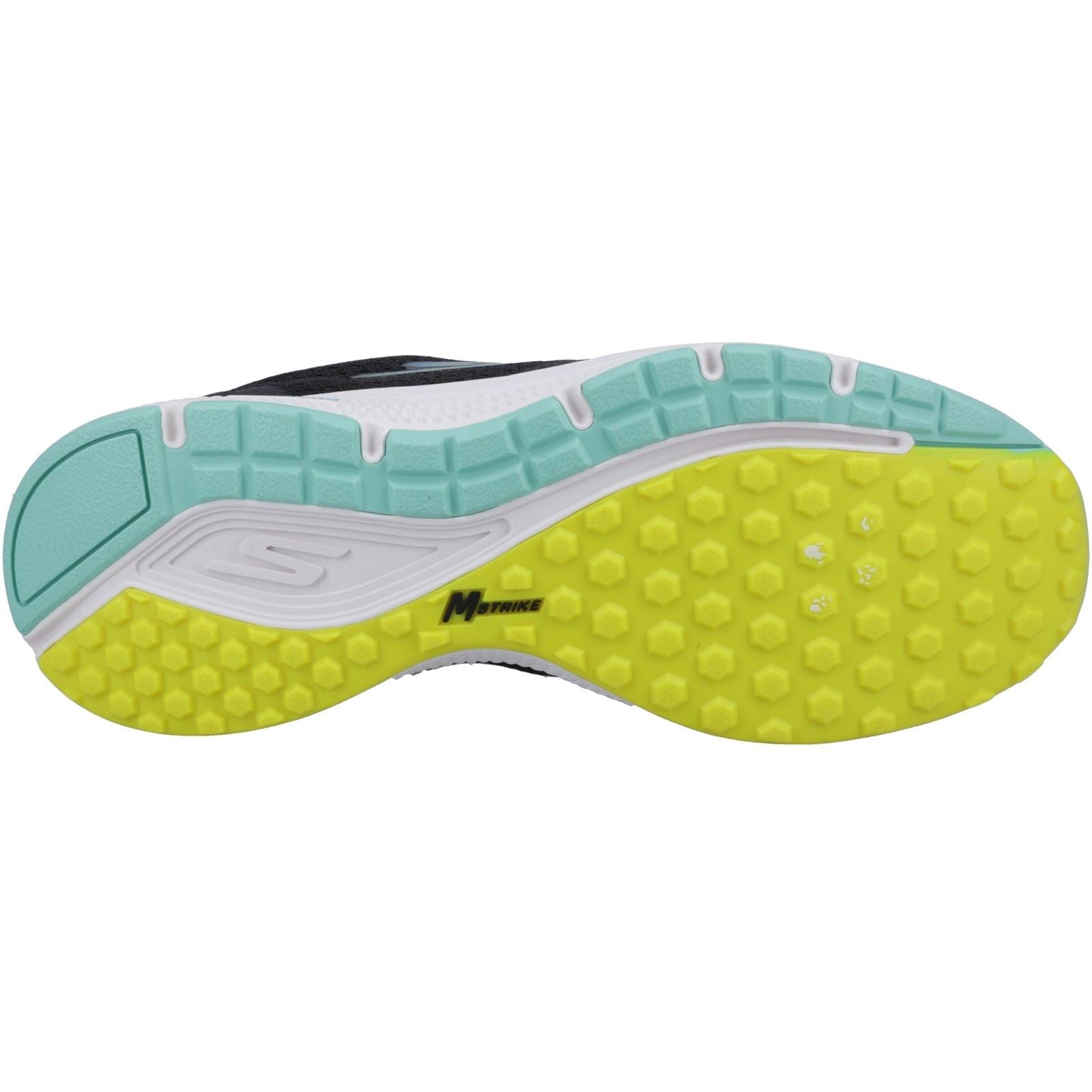 Skechers GO RUN Consistent - Intensify-X Sneakers Pour Femmes En Textile Noir/Vert Citron