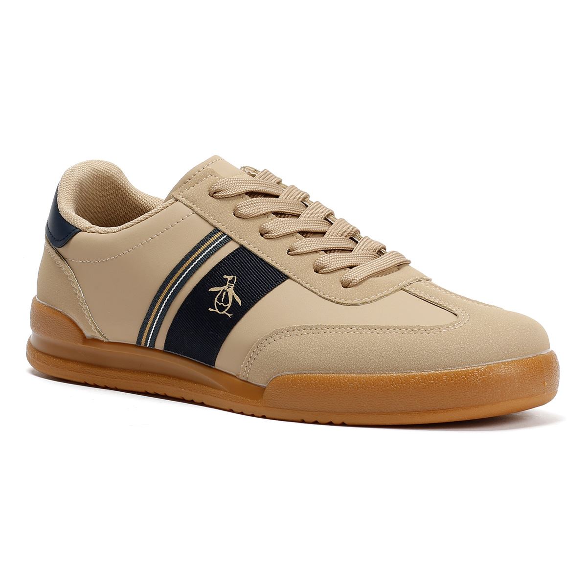 Penguin Gaz Baskets Beiges Pour Hommes