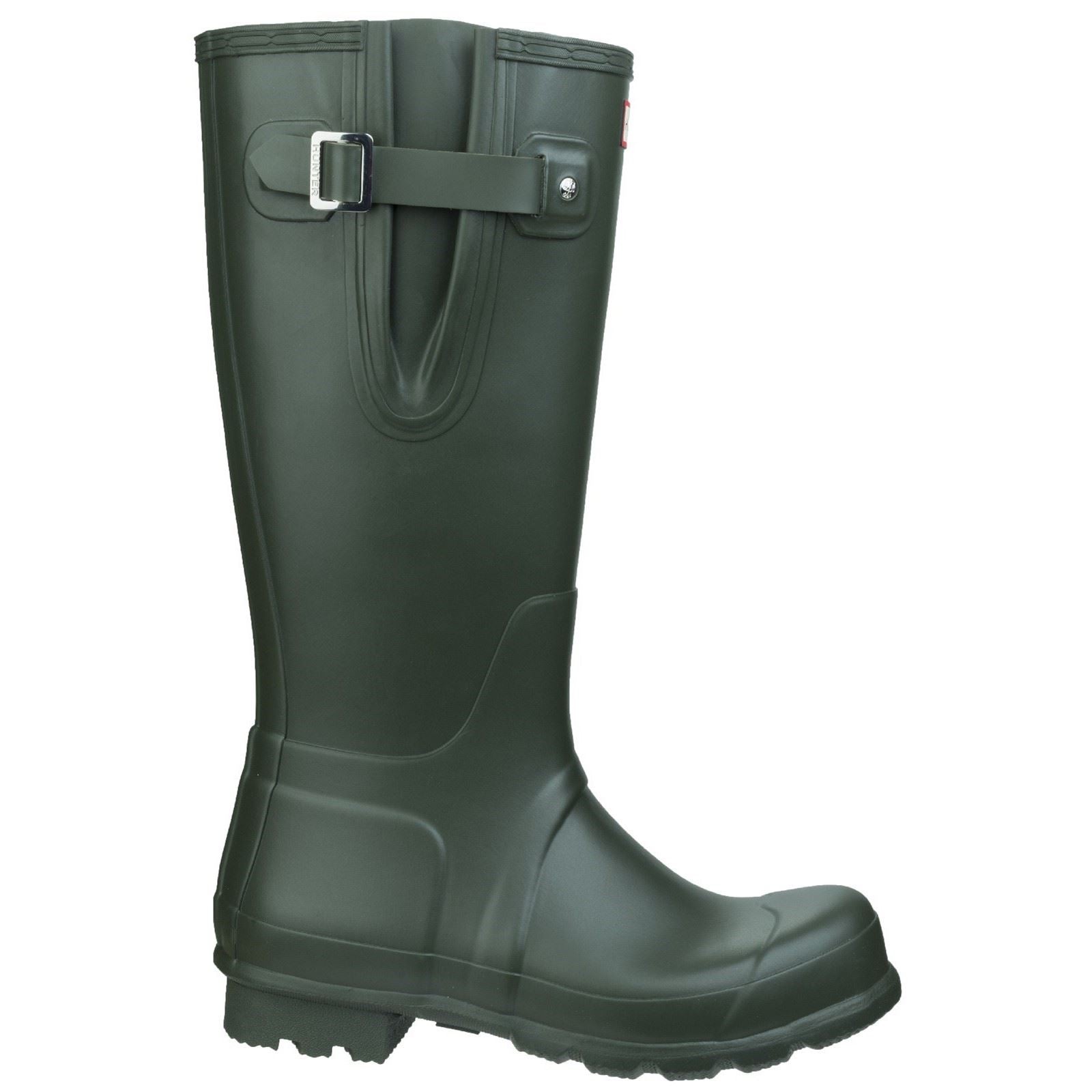 Hunter Original Side Adjustable Bottes En Caoutchouc Pour Hommes, Couleur Olive Foncé